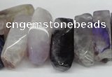 CTD602 Top drilled 10*18mm - 12*28mm nuggets agate gemstone beads