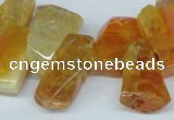 CTD603 Top drilled 10*18mm - 12*28mm nuggets agate gemstone beads