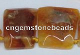 CTD662 Top drilled 25*30mm - 30*40mm freeform agate beads