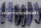 CTD672 Top drilled 10*25mm - 12*45mm wand agate gemstone beads