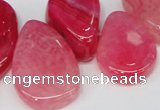 CTD686 Top drilled 18*25mm - 28*40mm freeform agate gemstone beads