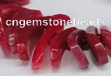 CTD711 Top drilled 12*25mm - 15*40mm wand agate gemstone beads