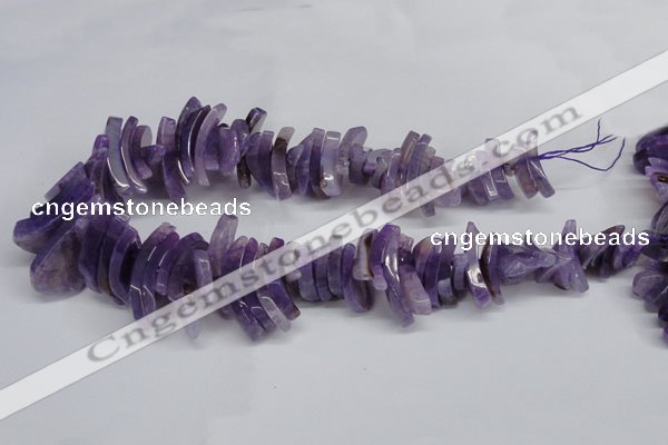 CTD720 Top drilled 12*25mm - 14*40mm wand agate gemstone beads