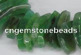 CTD721 Top drilled 12*25mm - 14*40mm wand agate gemstone beads