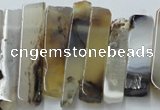 CTD831 Top drilled 8*30mm - 12*70mm sticks montana agate beads