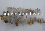 CTD838 Top drilled 10*20mm - 15*30mm nuggets amethyst & citrine beads