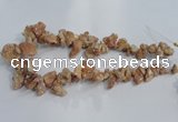 CTD947 Top drilled 10*15mm - 15*25mm nuggets plated druzy agate beads