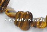 CTE09 18*22mm butterfly shape yellow tiger eye beads Wholesale