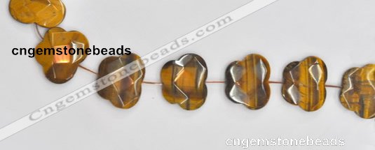 CTE10 butterfly shape 25*30mm yellow tiger eye beads wholesale