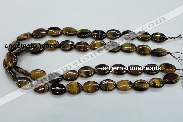 CTE103 15.5 inches 13*18mm oval yellow tiger eye beads wholesale