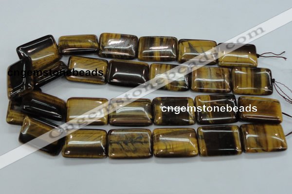 CTE108 15.5 inches 22*30mm rectangle yellow tiger eye beads wholesale