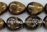 CTE114 15.5 inches 18*22mm nugget yellow tiger eye beads wholesale