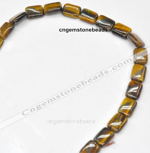 CTE12 15.5 inches 15*20mm rectangle yellow tiger eye beads