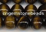 CTE1212 15.5 inches 10mm round AB grade yellow tiger eye beads