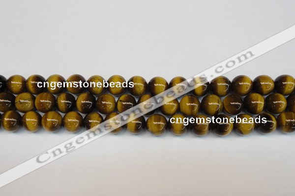 CTE1228 15.5 inches 10mm round A grade yellow tiger eye beads