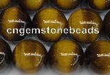 CTE1230 15.5 inches 14mm round A grade yellow tiger eye beads