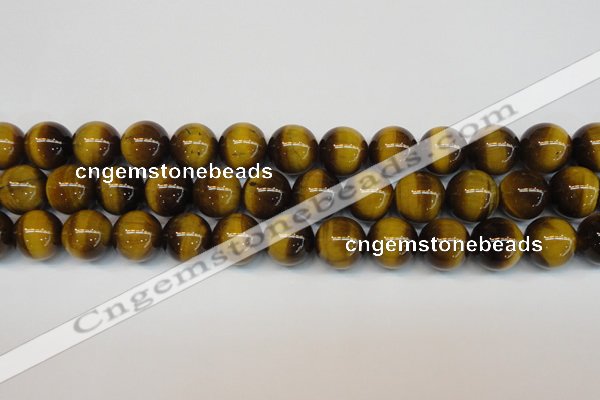 CTE1230 15.5 inches 14mm round A grade yellow tiger eye beads