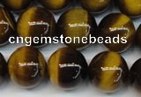 CTE1235 15.5 inches 8mm round A+ grade yellow tiger eye beads