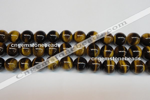 CTE1245 15.5 inches 12mm round AA grade yellow tiger eye beads