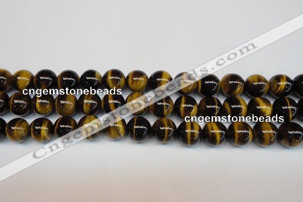 CTE1251 15.5 inches 8mm round AAA grade yellow tiger eye beads