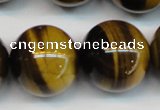 CTE1254 15.5 inches 14mm round AAA grade yellow tiger eye beads