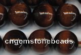 CTE1271 15.5 inches 12mm round AB+ grade red tiger eye beads