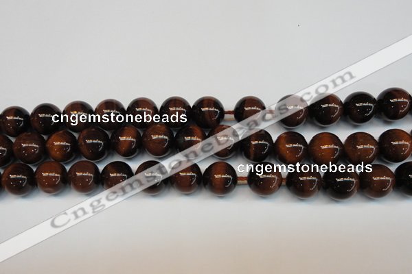 CTE1271 15.5 inches 12mm round AB+ grade red tiger eye beads