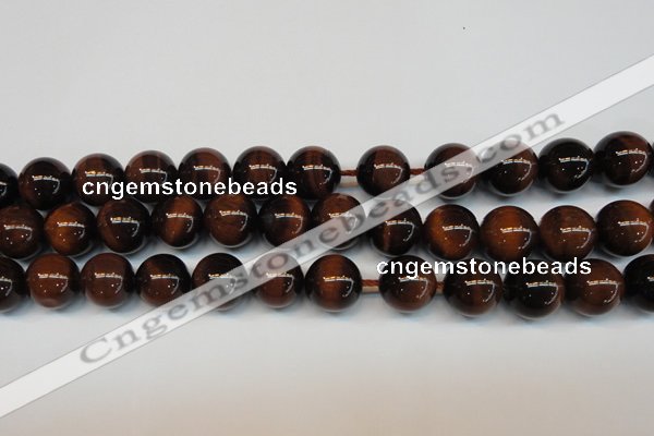 CTE1272 15.5 inches 14mm round AB+ grade red tiger eye beads