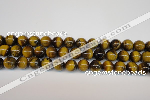 CTE1312 15.5 inches 10mm round B grade yellow tiger eye beads