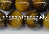 CTE1315 15.5 inches 16mm round B grade yellow tiger eye beads