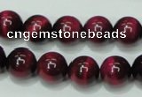 CTE138 15.5 inches 12mm round dyed tiger eye gemstone beads