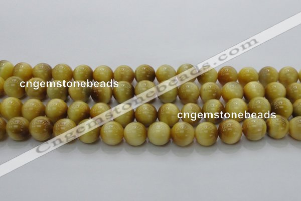 CTE1404 15.5 inches 12mm round golden tiger eye beads wholesale