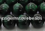 CTE1425 15.5 inches 14mm round green tiger eye beads wholesale