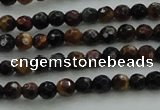 CTE1470 15.5 inches 4mm faceted round mixed tiger eye beads