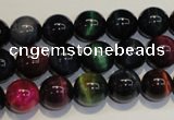 CTE148 15.5 inches 10mm round colorful tiger eye beads wholesale