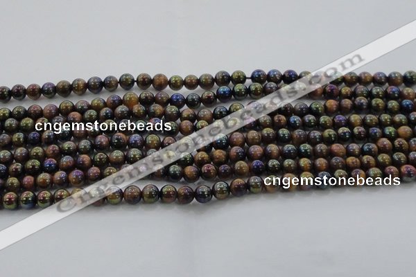 CTE1500 15.5 inches 4mm round AB-color yellow tiger eye beads