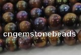 CTE1501 15.5 inches 6mm round AB-color yellow tiger eye beads