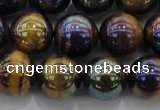 CTE1503 15.5 inches 10mm round AB-color yellow tiger eye beads