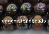 CTE1504 15.5 inches 12mm round AB-color yellow tiger eye beads