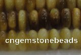 CTE1512 15.5 inches 6*10mm rondelle golden tiger eye beads