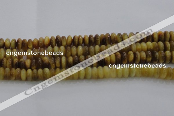 CTE1512 15.5 inches 6*10mm rondelle golden tiger eye beads