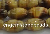 CTE1518 15.5 inches 12*16mm rice golden tiger eye beads wholesale