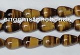 CTE152 15.5 inches 8*12mm teardrop yellow tiger eye gemstone beads