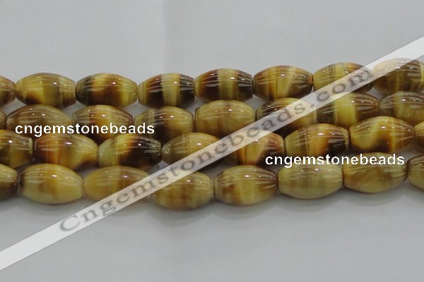 CTE1520 15.5 inches 15*20mm rice golden tiger eye beads wholesale