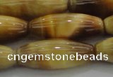 CTE1523 15.5 inches 10*30mm rice golden tiger eye beads wholesale