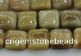 CTE1527 15.5 inches 12*12mm square golden tiger eye beads wholesale