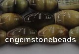 CTE1555 15.5 inches 12*16mm rice golden & blue tiger eye beads wholesale