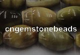 CTE1557 15.5 inches 15*20mm rice golden & blue tiger eye beads wholesale