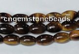 CTE159 15.5 inches 10*14mm rice yellow tiger eye gemstone beads