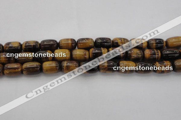 CTE1597 15.5 inches 13*18mm drum yellow tiger eye beads